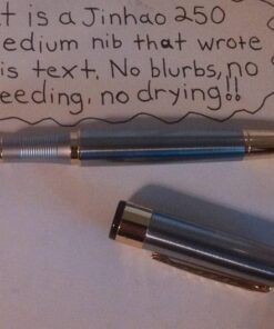 JINHAO 250 Stainless Steel Gold Trim Fountain Pen - Medium 1 34 51P6wJSo2L