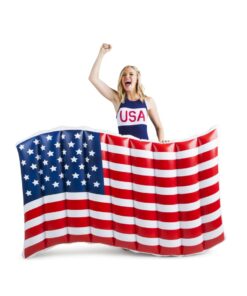 BigMouth Inc BMPF-AF Inflatable Giant Waving American Flag Pool Float 19 51PB1xv GUL