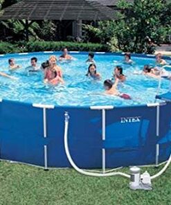 Alternative view of Intex Krystal Clear 2500 GPH Pump Pool Filter with Ground Fault Circuit Interrupter and Multiple Type B Cartridges for Above Ground Pools, Black