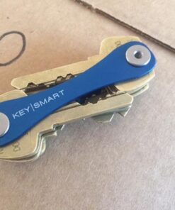 KeySmart Classic - Compact Key Holder and Keychain Organizer (up to 14 Keys, Blue) 35 51PE0UUs0mL
