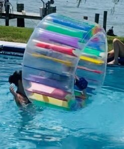 Greenco Giant Inflatable Pool Float, Inflatable Pool Floats, Inflatable Raft for Summer, Giant Pool Lounger, Pool Accessories, Lake Floats & Pool Toys, Summer Fun for Pool, Lake, Beach Party Wheel 24 51PIdDO0gWL