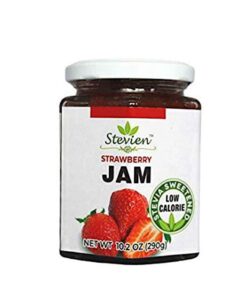Alternative view of Stevien Jam No Added Sugar - 3 Jars - Keto and Diabetic Friendly, Vegan, Gluten Free, Made with Real Fruit - Sweet Strawberry, Peach, and Mixed Berry Jam Sweetened with Organic Stevia Peach, Strawberry, And Mixed Berry 10.58 Ounce (Pack of 3)