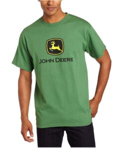 John Deere Men's Trademark Logo Core Short Sleeve Tee Large Green