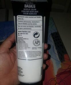 Liquitex BASICS Acrylic Paint, 250ml Tube, Titanium White, 8.45 Fl Oz (Pack of 1) 8.5-oz Tube 41 51PSyWJ4jkL