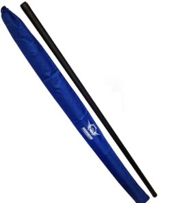 Foam Padded Training Bo Staff with Armory Carry Bag Case Blue/Single 5 ft.