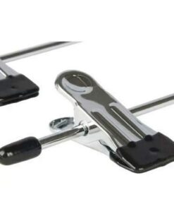 Richards Homewares Black 8 Clips Slack Rack 4 Tier Trouser/Skirt Chrome & Black Vinyl Hanger (3-Pack), (SYNCHKG124206) 3 Pack 11 51PVmXBYquL