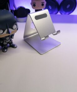 Lamicall Cell Phone Stand, Desk Phone Holder Cradle, Compatible with Phone 12 Mini 11 Pro Xs Max XR X 8 7 6 Plus SE, All Smartphones Charging Dock, Office Desktop Accessories - Silver Sliver 40 51PXAYqpScL