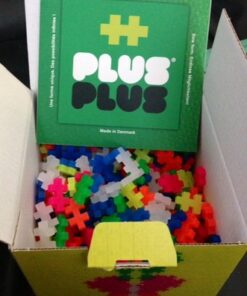 PLUS PLUS - Open Play Set - 600 Piece - Neon Color Mix, Construction Building Stem Toy, Interlocking Mini Puzzle Blocks for Kids Single 42 51PbtPuCJAL