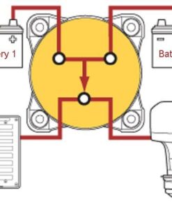 Cllena Dual Battery Selector Switch for Marine Boat Rv Vehicles Battery Switch 1 14 51PjISUt0sL