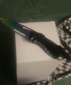 Tac Force- TF-705 Series - Bottle Opener, Glass Punch and Pocket Clip, Tactical, EDC, Rescue Rainbow 48 51Pn1pRC5qL