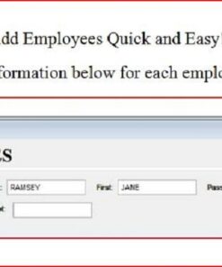 Employee Time Clock Software | NO Monthly Fees | Single PC | 100 Employees | Windows 7,8,10,11 | Free Support 7 51PwsxPjFXL