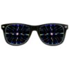 GloFX Ultimate Diffraction Glasses - 3D Prism Rainbow Effect - Great Edm, Concert, and Rave Accessory Black 19 51Q17BhwSL
