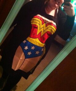 ICUP DC Comics - Wonder Woman Be The Character Adult Size 100% Cotton Adjustable Black Apron Adult Wonder Woman 14 51Q1LhWGwGL