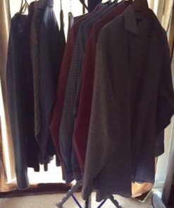 Household Essentials 5009-1 Collapsible Portable Indoor Tripod Clothes Drying Rack for Hanging Laundry | Silver and Blue Medium 37 51Q2 EJXfSL