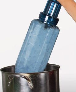 Alternative view of San Jamar Rapi-Kool Plastic Rapid Cooling Commercial Food Paddle with Hang Tag for Restaurants, Kitchens, 128 Ounces, Blue 1