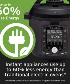 Instant Pot Duo 7-in-1 Electric Pressure Cooker, Slow Cooker, Rice Cooker, Steamer, Sauté, Yogurt Maker, Warmer & Sterilizer, Includes App With Over 800 Recipes, Stainless Steel, 8 Quart 8QT 29 51QBkvt82hL 1