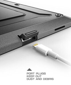 SUPCASE Unicorn Beetle Pro Series Case Designed for iPad 9.7 2018/2017, with Built-in Screen Protector & Dual Layer Full Body Rugged Protective Case for iPad 9.7 5th / 6th Generation(Black) Black 34 51QCLCCYbCL