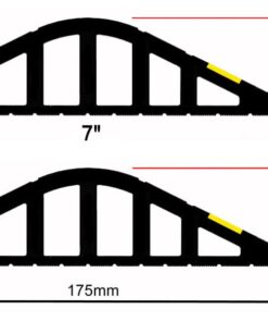 1 ½" High Garage Door Flood Barrier Threshold Kit (8'3") | Flexible PVC | Complete Kit Includes 2 Adhesives | GaraDry 8'3" 13 51QEuPjCu L