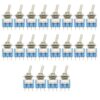 gadgeter 20 Pcs 125VAC 6A Amps On/On/ 2 Position Terminal SPDT Latching Mini Toggle Switch 14 51QHpIu2jJL
