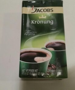 Jacobs Kronung Ground Coffee 500 Gram / 17.6 Ounce (Pack of 3) Kronung 500 Gram / 17.6 Ounce (Pack of 3) 1.1 Pound (Pack of 3) 15 51QNQNh8ufL