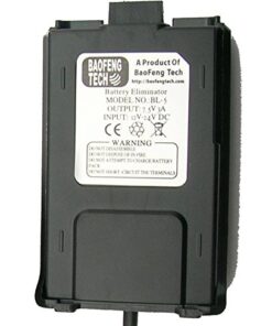 Alternative view of BTECH, BaoFeng BL-5 Battery Eliminator for for BF-F8HP, UV-5X3, and UV-5R Radios BL-5 12V DC Eliminator Battery Pack