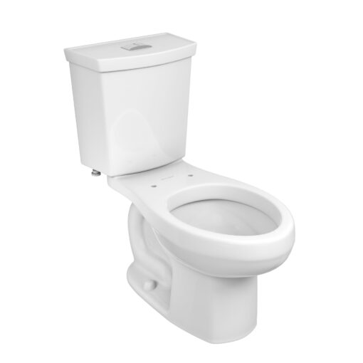 American Standard 2887218.020 H2Option Two-Piece Toilet, Elongated Front, Standard Height, Dual Flush, White, 0.92 - 1.28 gpf Tank + Bowl