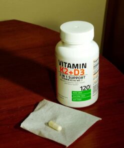 Bronson Vitamin K2 (MK7) with D3 Supplement Non-GMO Formula 5000 IU Vitamin D3 & 90 mcg Vitamin K2 MK-7 Easy to Swallow Vitamin D & K Complex, 120 Capsules 120 Count (Pack of 1) 38 51QS TdlOfL 2