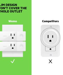Wemo Mini Smart Plug, WiFi Enabled, Works with Alexa, Google Assistant & Apple HomeKit 36 51QZ1x2unsL
