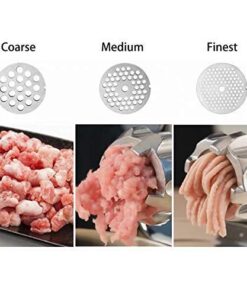 Sunmile SM-G50 ETL Electric Meat Grinder - Max 1.3 HP 1000W Heavy Duty Meat Mincer Sausage Grinder - Metal Gears, Reverse, Circuit Breaker, Stainless Steel Cutting Blade and Plates, 1 Sausage Stuffs 15 51QffwK2DWL