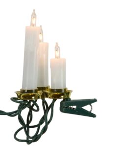 Alternative view of Kurt Adler 15-Light Triple Candle Light Set, 30-inch Length, Multicolor