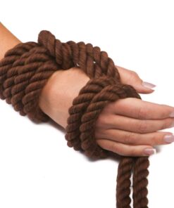 Ravenox Natural Twisted Cotton Rope | Made in The USA | Strong Triple-Strand Cordage for Sports, Décor, Pet Toys, Crafts, Macramé & Indoor Outdoor Use| by The Foot & Diameter (Multiple Color) Chocolate 1/4 Inch x 10 Feet 13 51Qj9I7oZpL 2
