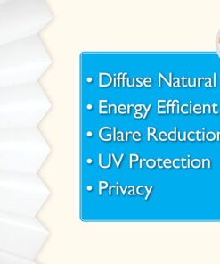 Redi Shade No Tools Original Light Filtering Pleated Fabric Shade White, 36 in x 72 in, 1 Pack 36 Inch x 72 Inch - 1 Pack 42 51QrBLPea9L