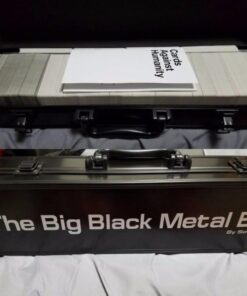 The Big Black Metal Box, Compatible With Cards Against Humanity, Magic The Gathering, MTG, (Game Not Included) | Includes 8 Dividers | (Long Version) Fits up to 1400 Loose Unsleeved Cards The Big Black Metal Box 29 51QuQBcRXjL