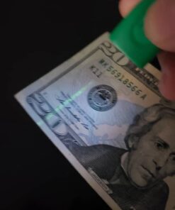 Dri Mark Dual Test - The Original Smart Money Pen with UV LED Cap Counterfeit Detector System - Plus 2 Free Detector Pens - Money Loss Prevention - Fraud Protection, Black, 3 Count (Pack of 1) 39 51QvF57FKyL