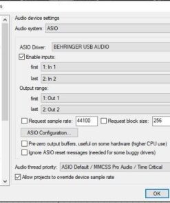 Behringer U-Phoria UM2 USB Audio Interface 1-Channel 37 51Qz8GpGz L