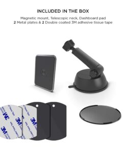 Mighty Mount Universal Car Mount for Smartphones - 360 Flexibility, Super Strong Hold, Easy Installation, Secure Hold Windshield Mount 17 51R08UalpqL