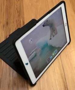 ZUGU CASE - 9.7 iPad 2018/2017 5th / 6th Gen & iPad Air 1 Prodigy X Case - Very Protective But Thin + Convenient Magnetic Stand + Sleep/Wake Cover - A1893, A1954, A1823, A1822, A1474, A1475, A1476 Black 80 51R4WtqLXBL 1