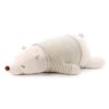 Niuniu Daddy Polar Bear Stuffed Animals 28 Inch Jumbo Large Plush Toy for Kids/Toddlers Kawaii Plushies for Girls/Boys Cute Cuddle Body Pillow for Sleeping Gift for Christmas Birthday