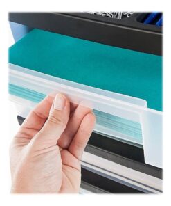 IRIS USA, Inc 116827 Mini Chests,4-Drawer,12-1/16-Inch x14-1/4-Inch x26-7/16-Inch ,Clear/Black 27 51RBj6s8yGS