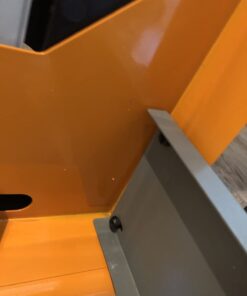 Bora Portamate - PM-8000 Miter Saw Stand Work Station | Mobile Rolling Table Top Workbench | Orange & Grey with Folding Wing Extensions Orange/Black 59 51RDRfkAgQL 1