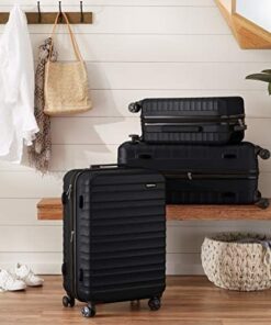 Amazon Basics 20-Inch Hardside Spinner, Black 30 51RFOWcGjQL