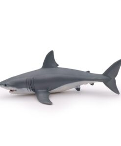 Alternative view of Papo - hand-painted - figurine - Marine Life - White Shark Figure-56002 - Collectible - For Children - Suitable for Boys and Girls - From 3 years old 1 Multicolor
