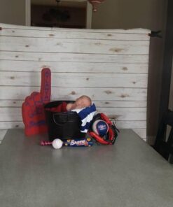 Ella Bella Photography Backdrop Paper, Assorted Wood (1 ea.: Vintage, Sable, Rustic & White Washed), 48" x 12', 4 Rolls 39 51RL4t JtDL 1