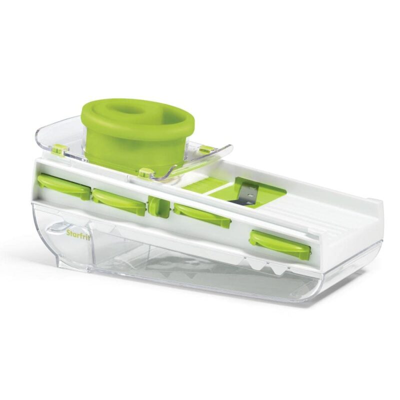 Catalog 5 Starfrit Easy Mandoline Slicer/Chopper w/5 blades 093087-006-NEW1