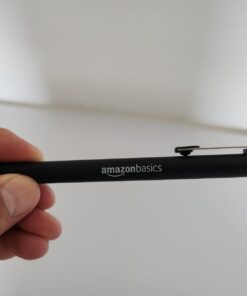 Amazon Basics Retractable Ballpoint Pen - Black, 1.2mm, 12-Pack 19 51ROWQaEkL