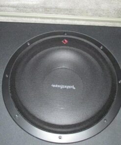 Rockford Fosgate Punch P300-12 Single 12" 300-Watt Amplified Subwoofer in Enclosure - Black 12 Inches Standard Packaging 38 51RRInvIczL