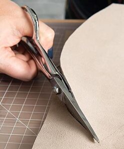 Alternative view of Gingher Utility Shears with Protective Sheath - 8" Stainless Steel Fabric Scissors - Blunt-Tip Knife Edge Fabric Shears - Silver 8" Knife Edge Blunt