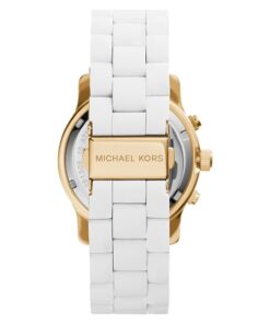 Michael Kors MK5145 Women's Two Tone Stainless Steel Quartz Chronograph White Dial Watch 19 51RUl70zJrL