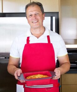 Boxiki Kitchen 9 x 5 Inch Non-Stick Silicone Bread Loaf Pan - Red, BPA Free, Dishwasher Safe Silicone Loaf Pan 20 51RWkxSSwQL