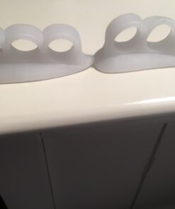 Dr. Frederick's Original Hammer Toe Gels - 4pcs - Hammer Toe Support Crest for Women & Men - Joint Realign - Cushion, Support & Temporary Splint - Crooked, Claw, Diabetic Toe Brace - 3 Loop Design 3 Loops 43 51RWzteTPiL